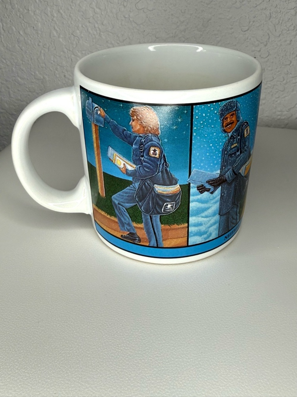 Albert E Price The Professionals Post Person Coffee Mug Vintage 1990